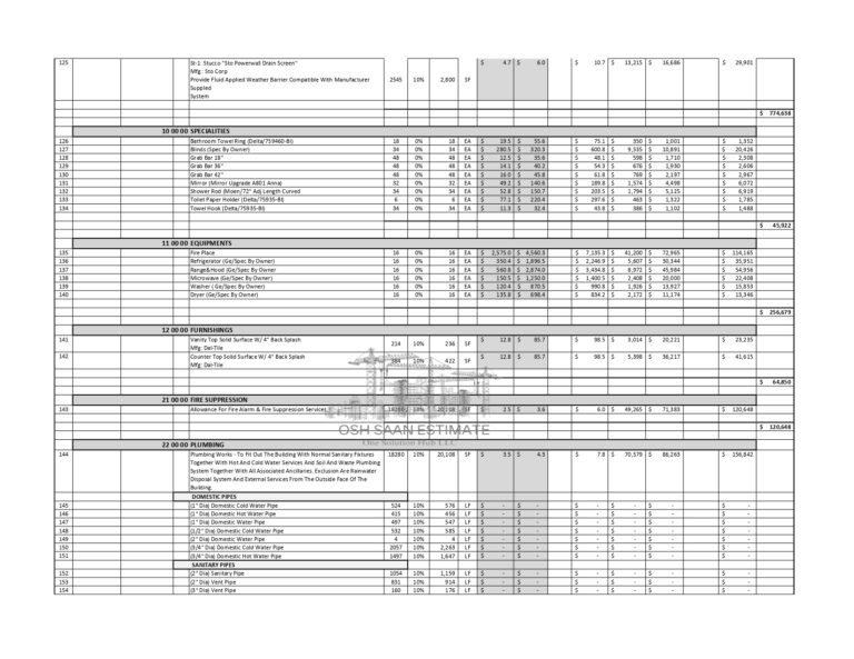 ESTIMATE - THE PLACE APARTMENTS 3725 TOWNE CROSSING BLVD MESQUITE, TX 75150_page-0008